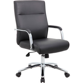 Boss Modern Executive Vinyl Conference Chair - Black B696C-BK