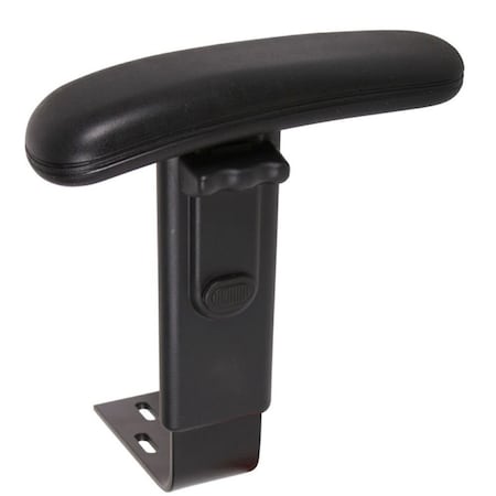 Adjustable Chair Arms, Black, 40 in H MPN:B909JARM