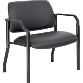 Boss Antimicrobial Guest Chair 500 Lb. Weight Capacity B9591AM-BK-500