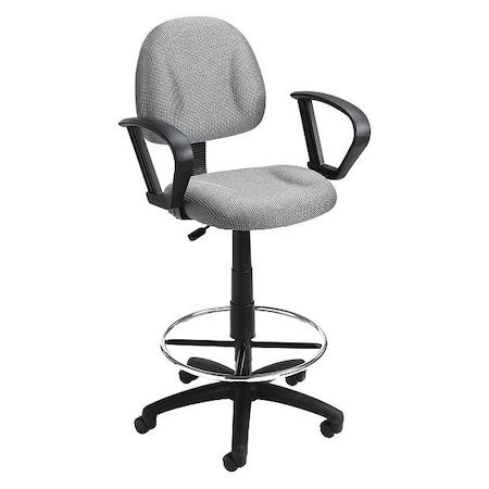Drafting Stool (B315-Gy) W/Footring And Loop Arms MPN:B1617-GY
