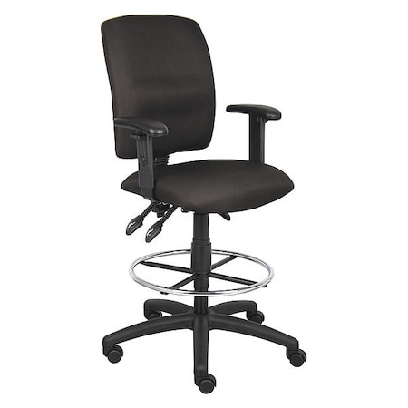 Multi-Function Fabric Drafting Stool W/ Adjustable Arms MPN:B1636-BK