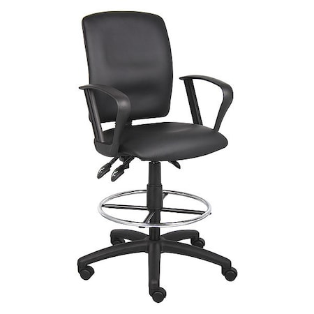 Multi-Function LeatherPlus Drafting Stool W/ Loop Arms MPN:B1647