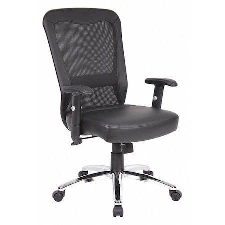 Chair, Metal Base, Overall 44-1/2