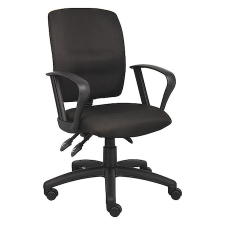 Fabric Task Chair, Loop, Black MPN:B3037-BK