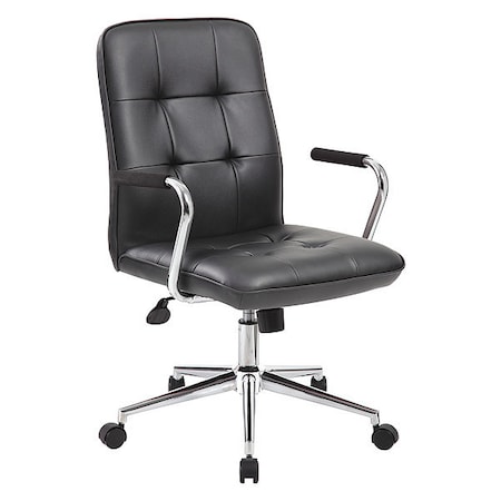 B331 Modern Office Chair, Black Seat, 27