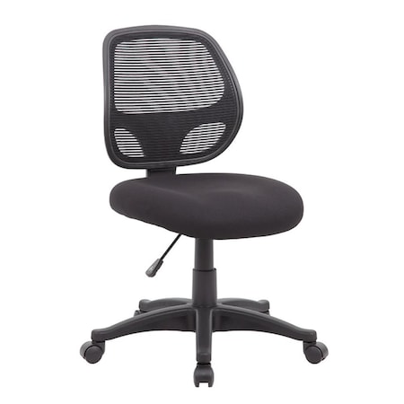Office Chair, 40 in H, Black MPN:B605