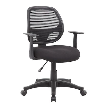 Office Chair, 40 in H, Black MPN:B606