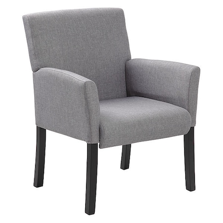 Guest Chair, Gray Seat, Gray Back, 26 in W 27