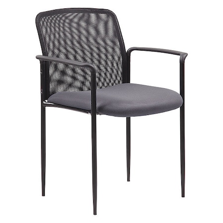 Guest Chair, Black Back, 24