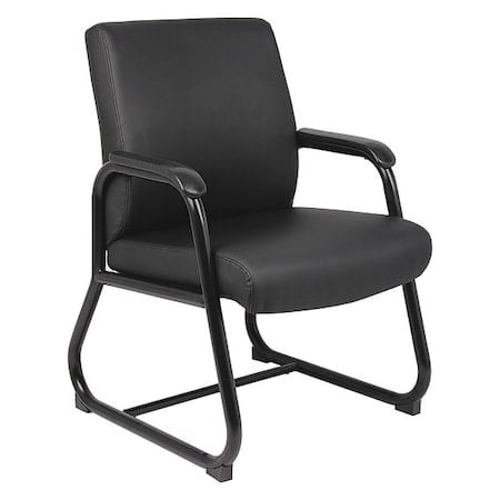 Heavy Duty Guest Chair, Black Back, 23 in W 24