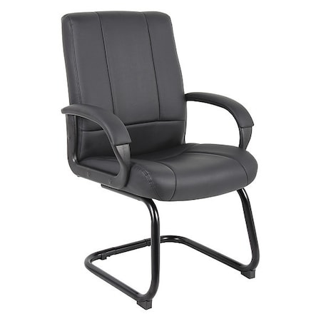Guest Chair, Black Seat, Black Back, 27 in W 27