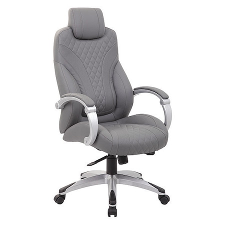 Executive Hinged Arm Chair, Grey MPN:B8871-GY
