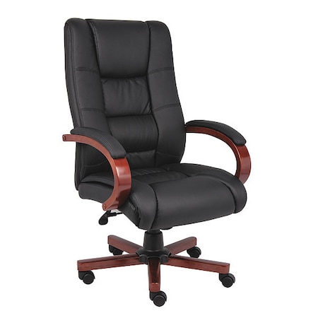 High Back Executive Wood Finished Chairs MPN:B8991-C