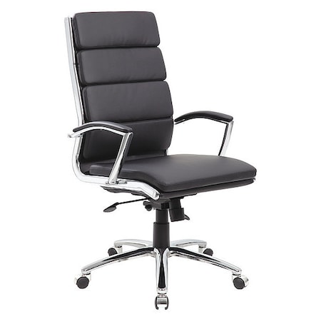 Executive CaressoftPlus Chair with Metal Chrome Finish MPN:B9471-BK