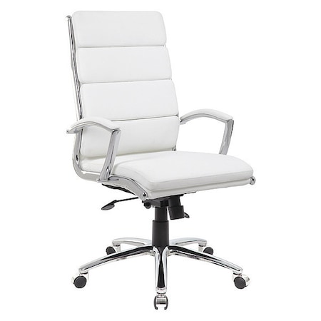 Executive CaressoftPlus Chair with Metal Chrome Finish MPN:B9471-WT
