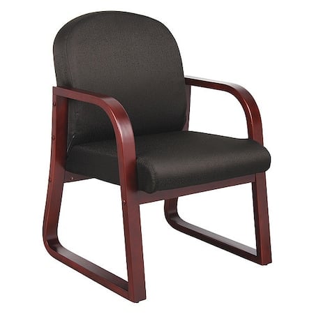 B9570 Side Chair, Black Seat, Black Back, 24 in W 25