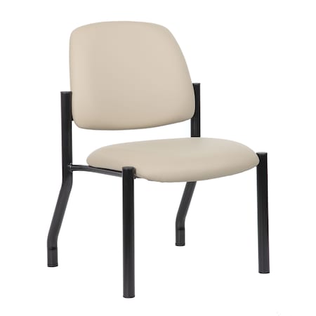 Guest Chair, Black Back, 24-1/2 in W 22