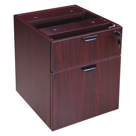Pedestal, 2 Hanging, 3/4 Box/File, Mahogany MPN:N108-M