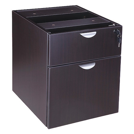 Pedestal, 2 Hanging, 3/4 Box/File, Mocha MPN:N108-MOC