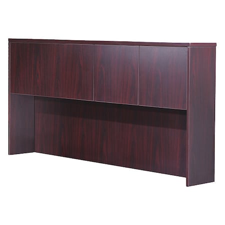 Hutch With Doors, Mahogany, 71