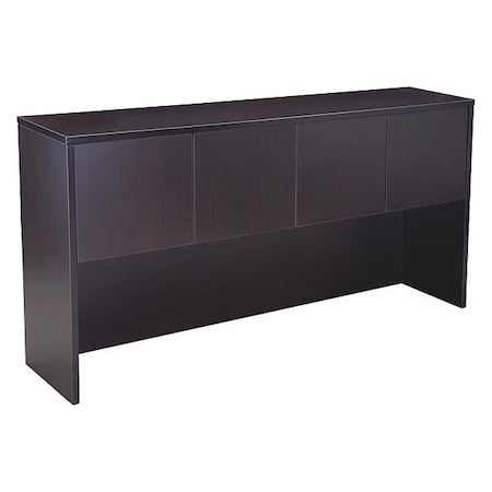 Hutch With Doors, Mocha, 71