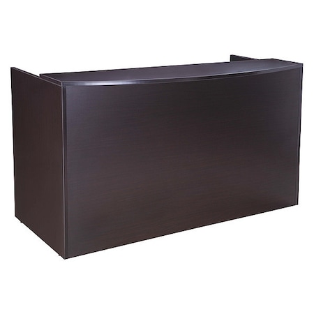 Reception Desk, 71W X 30/36D X 42H, Mocha MPN:N169-MOC