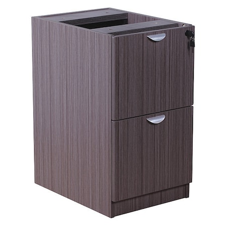 Pedestal Desk Full Pedestal File/File, Driftwood, Driftwood MPN:N176-DW