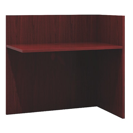 Reception Desk Reception Return Shell, Mahogany, 42