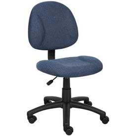 Boss Deluxe Posture Chair - Fabric - Blue B315-BE