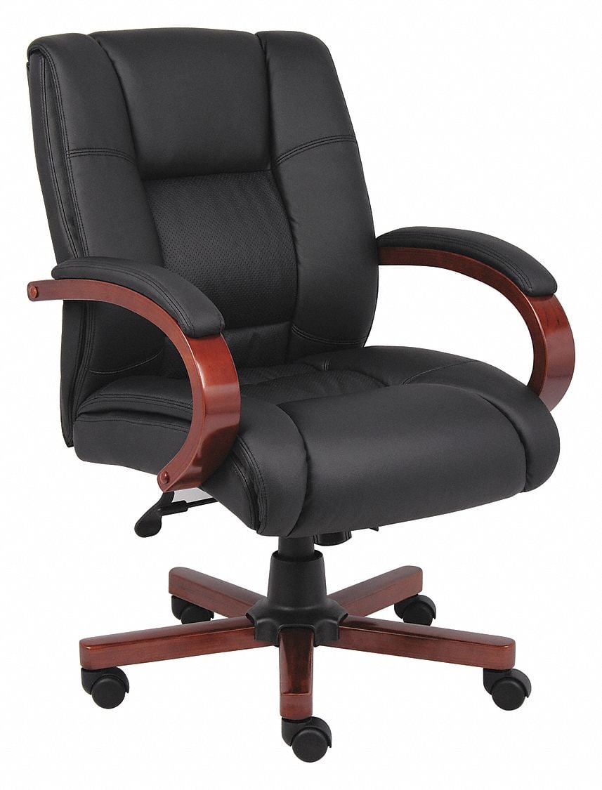 Executive Chair Wood Base Overall 43 H MPN:B8996-C