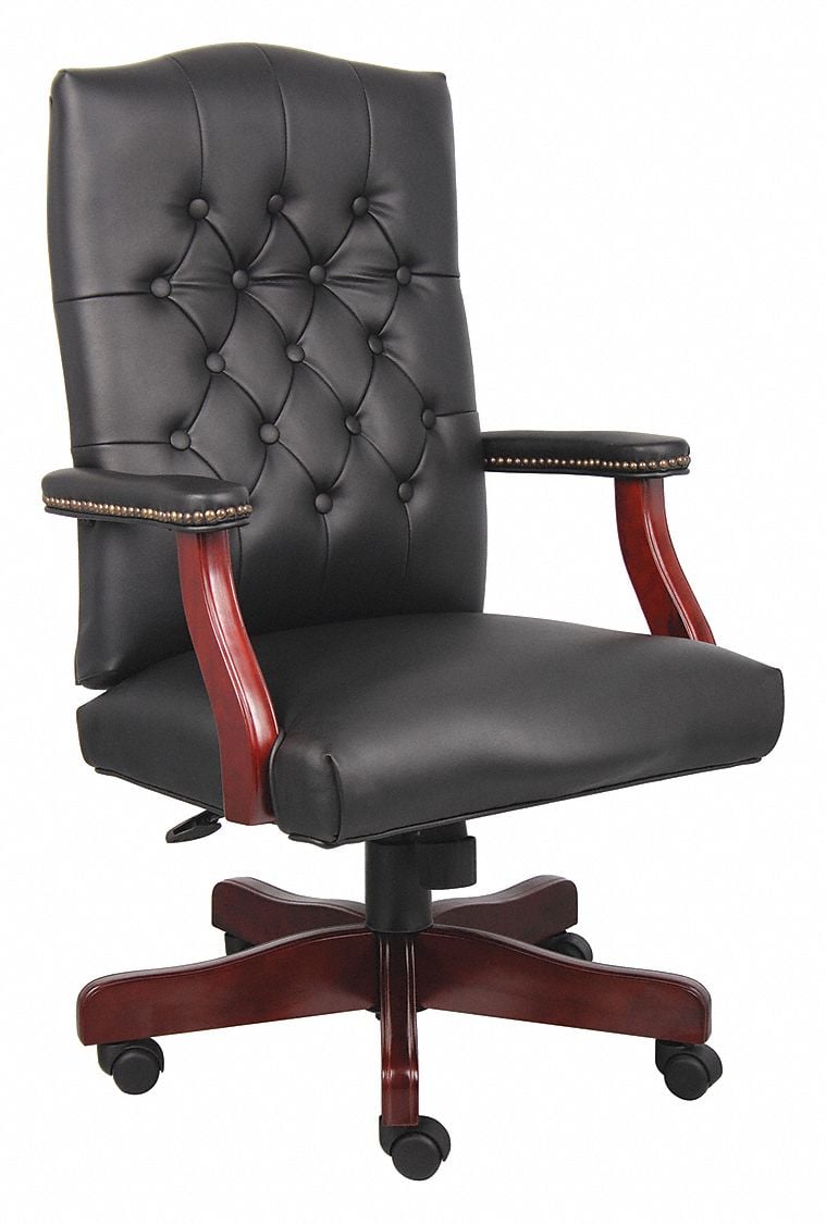 Executive Chair Wood Base Overall 47 H MPN:B905-BK