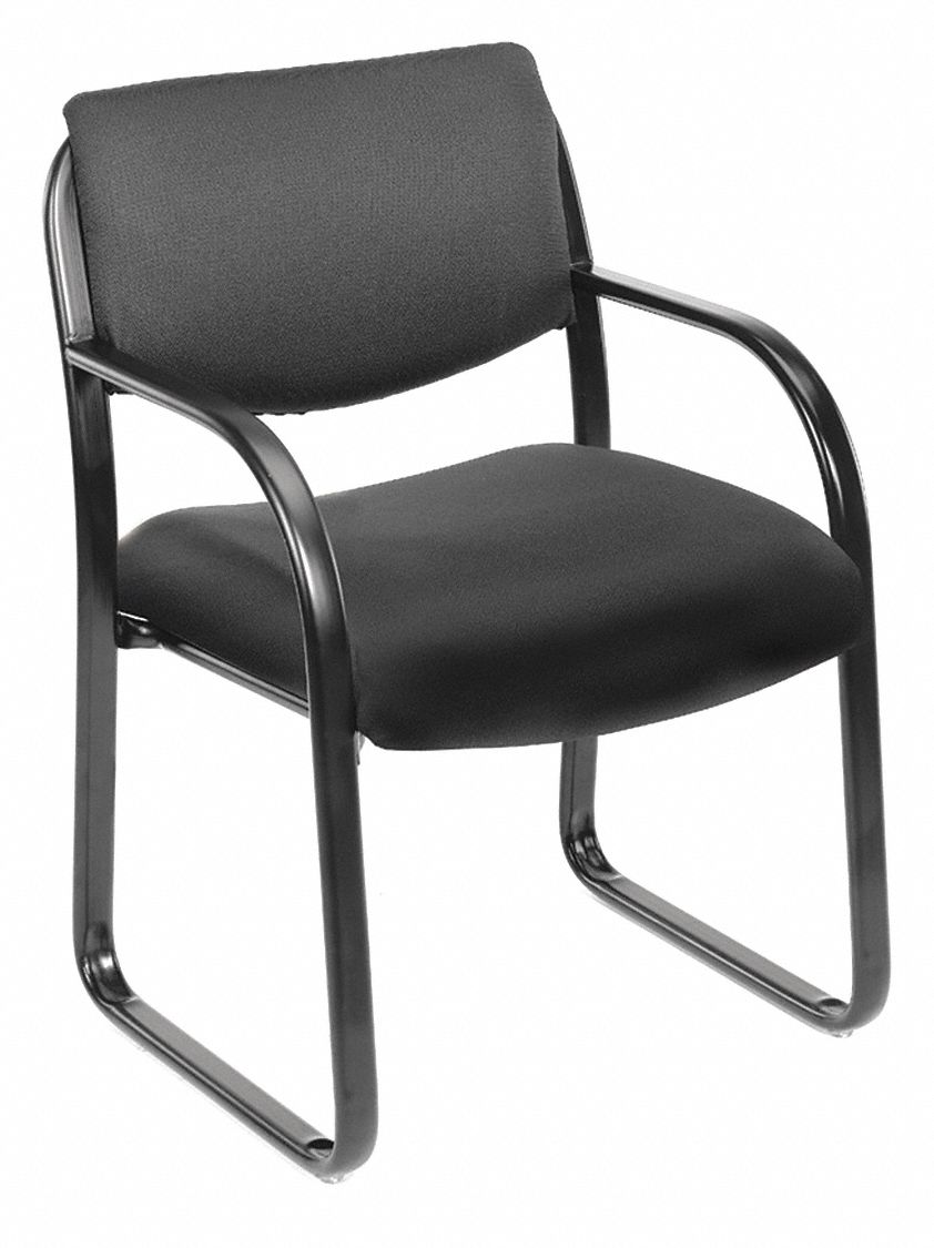 Guest Chair Black Frame Seat 18-1/2 H MPN:B9521-BK