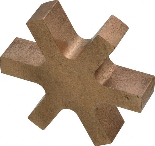 Flexible 3-Jaw Coupling Insert: Bronze, 3/4