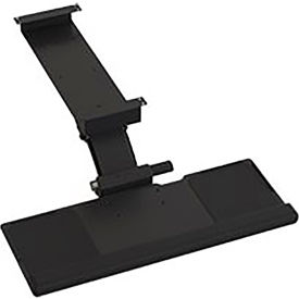 BOSTONtec Ergonomic Under Desk Adjustable Keyboard Tray & Slider Mouse Platform 15 Lb. Capacity UWKMS