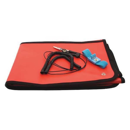 ESD Field Kit 2ftx2ftx0.018in, Red MPN:B1724