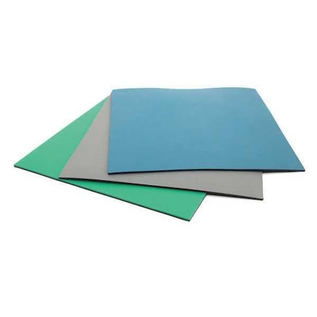 ESD 2Layer Rubber Mat 3ftx2ftx0.06in Blu MPN:B6123