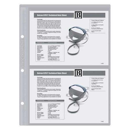 ESD Drawing Sleeve 1.4ftx11x0.24in, PK25 MPN:B7417