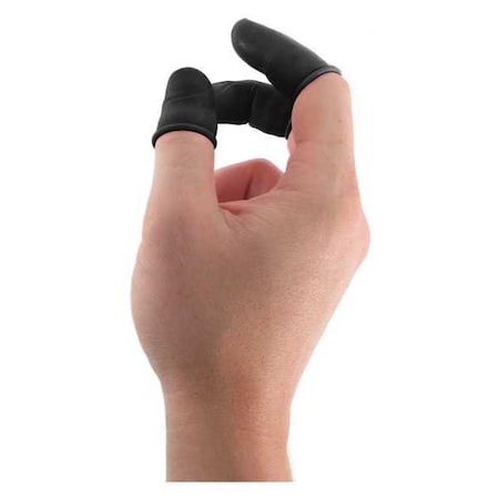 Black ESD Finger Cots 7in Medium, PK5 MPN:B6842