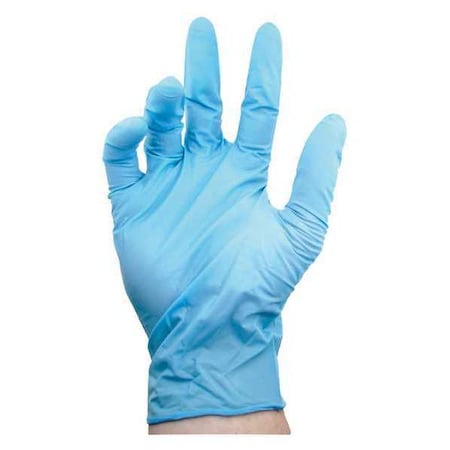 B686, Disposable Gloves, 5.00 mil Palm, Nitrile, Powder-Free, L, 100 PK, Blue MPN:B6863