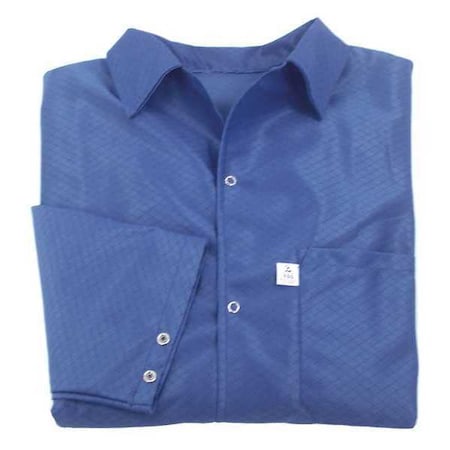 Lightweight ESD Smock Large Blue MPN:B7304-B