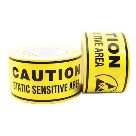 Caution ESD Zone Floor Tape 54ftx3in MPN:B1618M