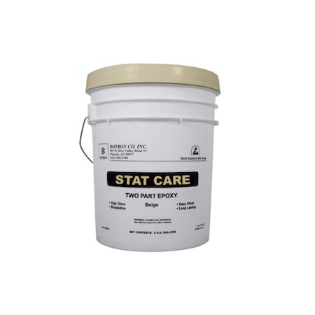 5 gal. Med Gray ESD Floor Paint, Slip Resistance Finish, Gray, Water Base MPN:B8775G