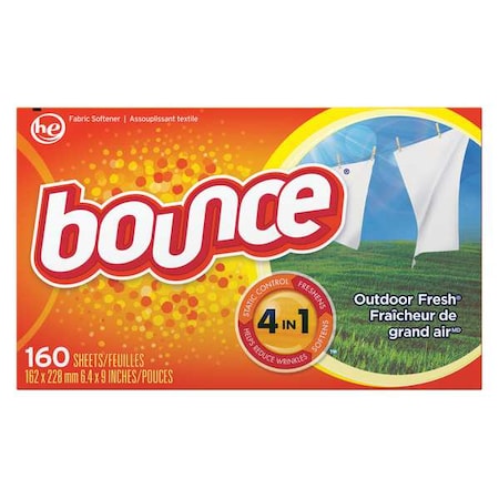 Bounce Dryer Sheets BOX/160 Use Outdoor Fresh MPN:037700080168