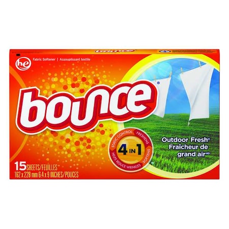 Fabric Softener Sheets, Sheet, Fresh, White MPN:95860