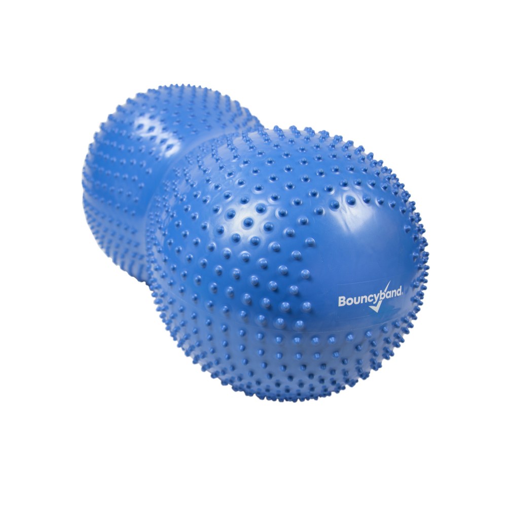Bouncyband Sensory Peanut Stability Ball, 20in x 36in, Blue MPN:BBASR95BU