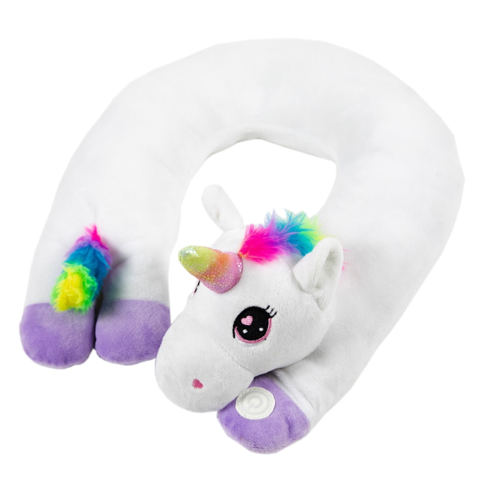 Bouncyband Sensory Vibrating Neck Pillow, 6inH x 12inW x 16inL, Unicorn MPN:BBAVNUN