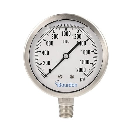 4 in. 0/2000 PSI 1/2 in. LM MPN:MEX5-D62.H32/0133