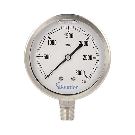 Pressure Gauge, 1/2 in NPT, Bottom Location MPN:MEX5-D62.H34/0133
