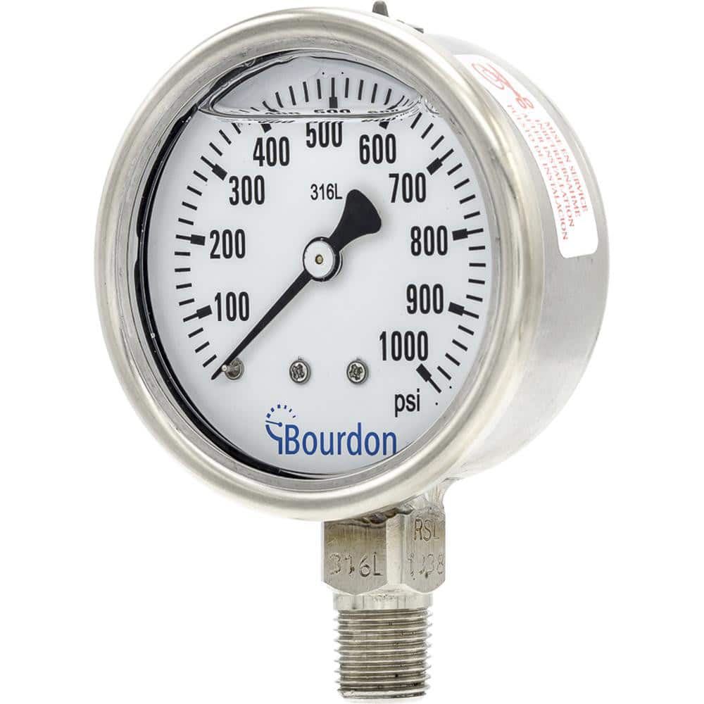 Pressure Gauges, Gauge Type: Commercial Pressure Gauges , Scale Type: Single , Accuracy (%): 1.6 , Dial Type: Analog , Thread Type: NPT MPN:MEX3D52H30/0133 Pressure Gauges, Gauge Type: Commercial Pressure Gauges , Scale Type: Single , Accuracy (%): 1.6 , Dial Type: Analog , Thread Type: NPT MPN:MEX3D52H30/0133