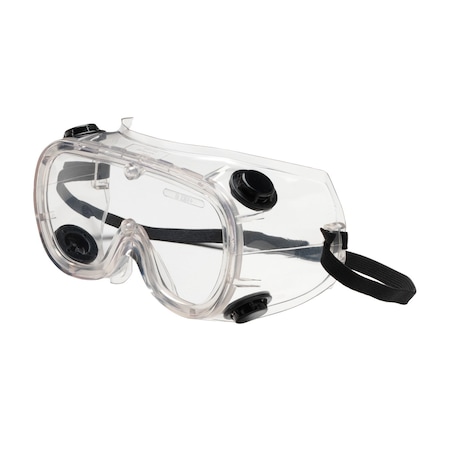 Safety Goggles, Clear Lens, Uncoated, Indirect Vented, Elastic Strap, 441 Basic Series MPN:248-4401-300